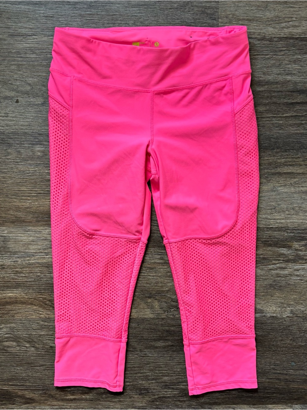 Girls' Hot Pink Active Capri Leggings